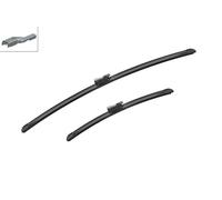 Bosch Wiper Blade Aerotwin A538S, Length: 650mm/400mm - Set of Front Wiper Blades - Only for Left-Hand Drive (EU)
