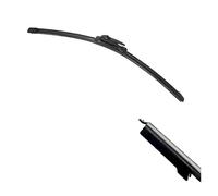 Wiper Blade Car Wiper Blades Universal Soft Double Layer Rubber Frameless Bracketless Brushes Accessories Windshield Windscreen Car Wiper(25inch (625mm),Pinch Tab)