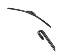 Wiper Blade Car Wiper Blades Universal Soft Double Layer Rubber Frameless Bracketless Brushes Accessories Windshield Windscreen Car Wiper(20inch (500mm),J Hook)