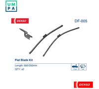 Denso Wiper Blade DF-005 – Universal Fit for Abarth, Fiat, Ford, Renault