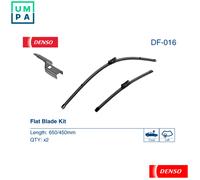 Denso Wiper Blade DF-016 - Fits Alfa Romeo, Audi, Seat, Skoda, VW (A3, Leon, Ateca, Kamiq, Karoq)