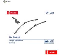 DENSO DF-033 windscreen wipers, flat set of 2