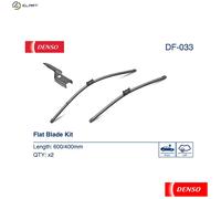 DENSO DF-033 windscreen wipers, flat set of 2