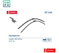 Denso Wiper Blade DF-090 for Citroen C4, Grand, Spacetourer, Picasso II 1.2L/1.6 (2013-2018)