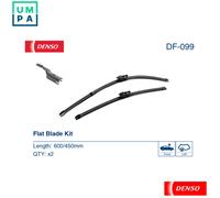 Denso Wiper Blade DF-099 - Flat - Fits Mazda CX-5 (KF) 2017-2018