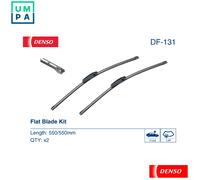 Denso Wiper Blade DF-131 – Fits Seat, Audi A4/S4, A6/S6 Allroad, Mercedes-Benz CLK 2.0L 4cyl