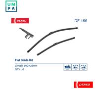 Denso Wiper Blade DF-156 - for FIAT 939/194 (1.8L, 2.2L, 1.9L 4cyl)