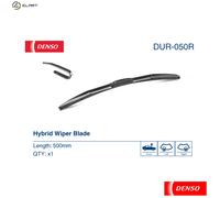 Denso Driver Side Wiper Blade Fits Proton Renault Rover Saab Seat DUR050R