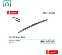 Denso Driver Wiper Blade Fits LHD RHD Subaru Suzuki Toyota Vauxhall VW DUR055R