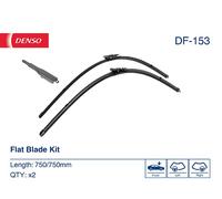 Wiper Blade Window Passenger Driver Side 750/750mm Fits Ford Denso Df153