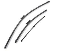 Wiper Blade For A3 S3 8V Sportback 2012-2020 3Pcs/set Front Rear Windshield Wiper Blades Set Wipers