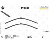 SWF Wiper blade 119434 625, 500 Front Flat wiper blade with spoiler for left-hand drive vehicles AUDI: A6 C8 Saloon, Q8, A6 C8 Avant