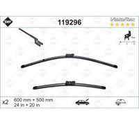 SWF Wiper Blade 119296 - Fits Audi, Ford (Changan, USA), MG, Renault, VW (A5, S5, Tiguan, Twingo II)