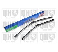 Quinton Hazell Front Window Wiper Blade Set | 26 inch & 24 Inches / 660 & 610 mm | Push Button | Driver and Passenger Side Car Windscreen Wipers