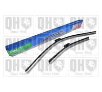 Quinton Hazell Front Window Wiper Blade Set | 26inch & 15 Inches / 660 & 381 mm | Push Button | Driver and Passenger Side Car Windscreen Wipers