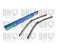 Quinton Hazell Front Window Wiper Blade Set | 26 inch & 24 Inches / 660 & 609 mm | Pinch Tab | Driver and Passenger Side Car Windscreen Wipers