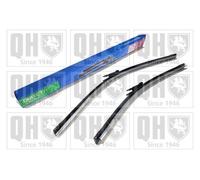 Quinton Hazell Front Window Wiper Blade Set | 24 inch & 19 Inches / 610 & 483 mm | Pinch Tab | Driver and Passenger Side Car Windscreen Wipers