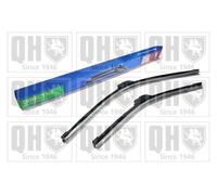Quinton Hazell Front Window Wiper Blade Set | 24 inch & 18 Inches / 660 & 457 mm | U-Hook | Driver and Passenger Side Car Windscreen Wipers