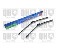 Quinton Hazell Front Window Wiper Blade Set | 21 inch & 19 Inches / 533 & 483 mm | Push Button | Driver and Passenger Side Car Windscreen Wipers
