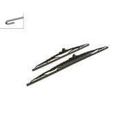 Bosch Wiper Blade Twin Spoiler 291S, Length: 600mm/450mm - Set of Front Wiper Blades