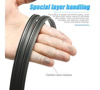 Wiper Blade Inserts Refills 24 6mm Wide Twin Rail Metal Back 2 Pairs 4pcs Replacement Strips for Most Vehicle Windshield Frames