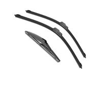 Wiper Blade Replacement For Auris For Hatchback MK2 2012-2017 Front Rear Wipers Blades Soft Rubber Auto Windscreen Windshield 26"+14"+8" Window Wipers Blades(3 wipers)