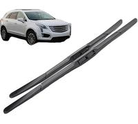 Wiper Blade Set for Cadillac XT5 2016-2023 24in+20in, Front Rear Windshield Wipers Automotive Durable Aerodynamic Replacement Blades Rain Brushes Arm Set