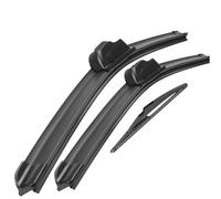 Wiper Blade Set for Dacia Renault Logan MK2 MCV 2013-2015 22"+20"+12", Front Rear Windshield Brushes Windscreen Window Car Refill Replacement Accessories