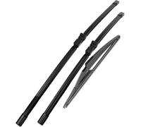Wiper Blade Set for Kia Venga MK1 2009-2019,26+14+12in, Front Rear Windshield Wipers Automotive Durable Aerodynamic Replacement Blades Rain Brushes Arm Set