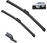 Wiper Blade Set for Lexus RX350 AL20 2016-2020 26in+22in, Front Rear Windshield Wipers Automotive Durable Aerodynamic Replacement Blades Rain Brushes Arm Set