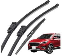 Wiper Blade Set for MG ZS EV ZX ZST VS 2017-2024 24+14+10in， Front and Rear Windshield Wiper Replacement Blades All-Weather Performance windscreen wipers-Wiper Blades Rain Brushes Arm