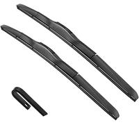 Wiper Blade Set for Nissan Almera N17 Nissan Versa SV Latio V-Drive 2011-2019 Front Rear Windshield Wipers Automotive Durable Aerodynamic Replacement Blades Rain Brushes Arm Set