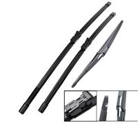 Wiper Blade Set for Peugeot 508 SW MK1 2010-2018, 26+26+12in, Front Rear Windshield Wipers Automotive Durable Aerodynamic Replacement Blades Rain Brushes Arm Set