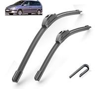 Wiper Blade Set for Peugeot 807 2002-2010 26in+26in, Front Rear Windshield Wipers Automotive Durable Aerodynamic Replacement Blades Rain Brushes Arm Set