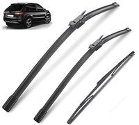 Wiper Blade Set for Renault Koleos 24'19'16'2008 2009 2010 2011 2012 2013 2014 2015, Front Rear Windshield Wipers Automotive Durable Aerodynamic Replacement Blades Rain Brushes Arm Set