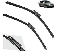 Wiper Blade Set for Renault Symbol Thalia MK2 2008-2013 24+16in, Front Rear Windshield Wipers Automotive Durable Aerodynamic Replacement Blades Rain Brushes Arm Set