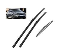 Wiper Blade Set Front & Rear Wiper Blades Set For Opel For Astra J 2009 2010 2011 2012 2013 2014 2015 Windscreen Window Rain Brushes 27"+25"+12"