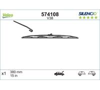 Wiper Blade VALEO 574108 Driver side for ALFA ROMEO,AUDI,AUSTIN,AUTOBIANCHI,BMW,