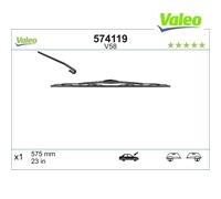 Wiper Blade VALEO 574119 For FIAT, ALFA ROMEO, LANCIA, AIXAM