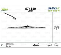Wiper Blade VALEO 574140 Driver side for ,IVECO,NISSAN,OPEL,RENAULT,VAUXHALL