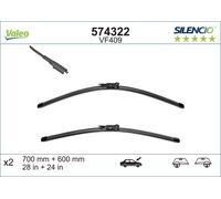 Wiper Blade VALEO 574322 Front for CITROËN,PEUGEOT
