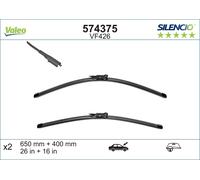 Wiper Blade VALEO 574375 Front for OPEL