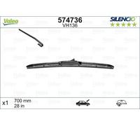 Wiper Blade VALEO 574736 Centre for CITROËN,MITSUBISHI,PEUGEOT,SUBARU,SUZUKI,TOY