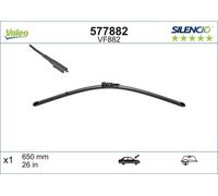 VALEO Wiper Blade Silencio VF882 (577882) - 650mm Flat Blade, Front, Easy Fit