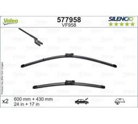 Wiper Blade VALEO 577958 for LANCIA DELTA III (844_) 1.6 2008-2014