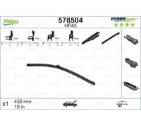VALEO 578504 Wiper Blade for ,ALFA ROMEO,AUDI,BMW,CHEVROLET,CITRO?N,CUPRA,DACIA,