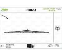 WIPER BLADE 628651 FOR RENAULT TRUCKS VOLVO DTI5-122HP/122HN 5.1L 4cyl D 6.2L FE