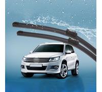 Wiper Blades Compatible with forToyota Highlander 2010-2026, High-Carbon Memory Steel Natural Rubber Windscreen Wipers, Aerodynamic Design All-Season Silent Wipers