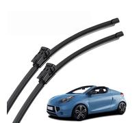 Wiper Blades for Renault Wind 2010-2013 24''+16'', Front Windshield Wipers All-Season OEM Replacement Water Repellent Rubber with Spoiler Clip-On