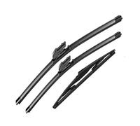 Wiper Blades For Toyota C-HR CHR 2016 2017 LHD RHD Front Rear Wiper Blades Set 2018 2019 2020 2021 2022 2023 Windscreen Windshield 26"16"14" (Color : Front Rear, Size : RHD)